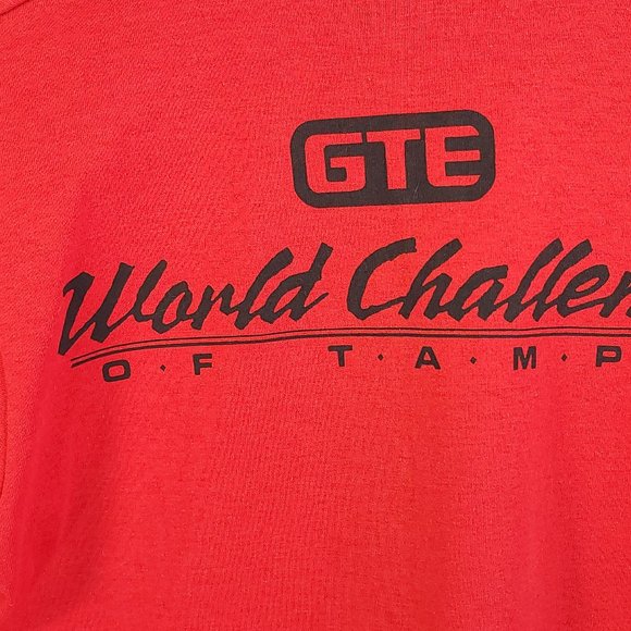 Vintage Snap On Graphic T-Shirt Men's Med Screen Stars Best Red Distressed USA - Picture 9 of 12